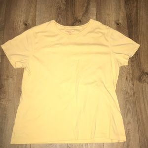 Yellow tee